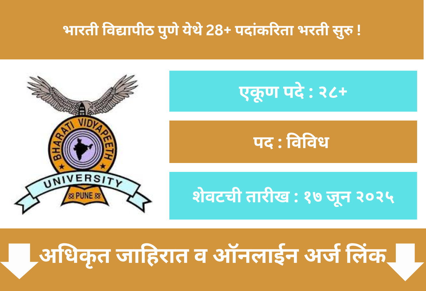 Bharati Vidyapeeth Pune Recruitment 2025