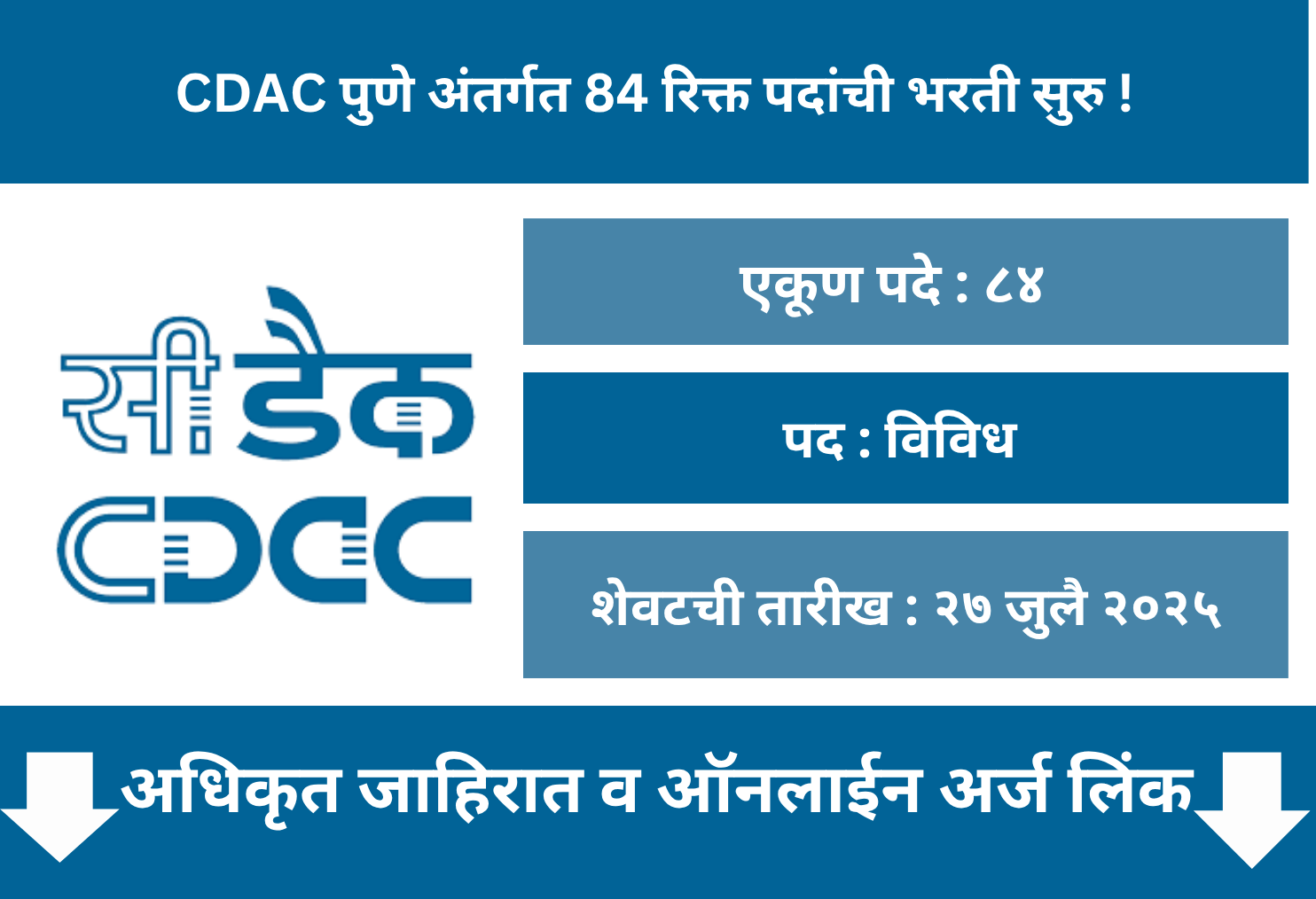 CDAC Pune Recruitment 2025
