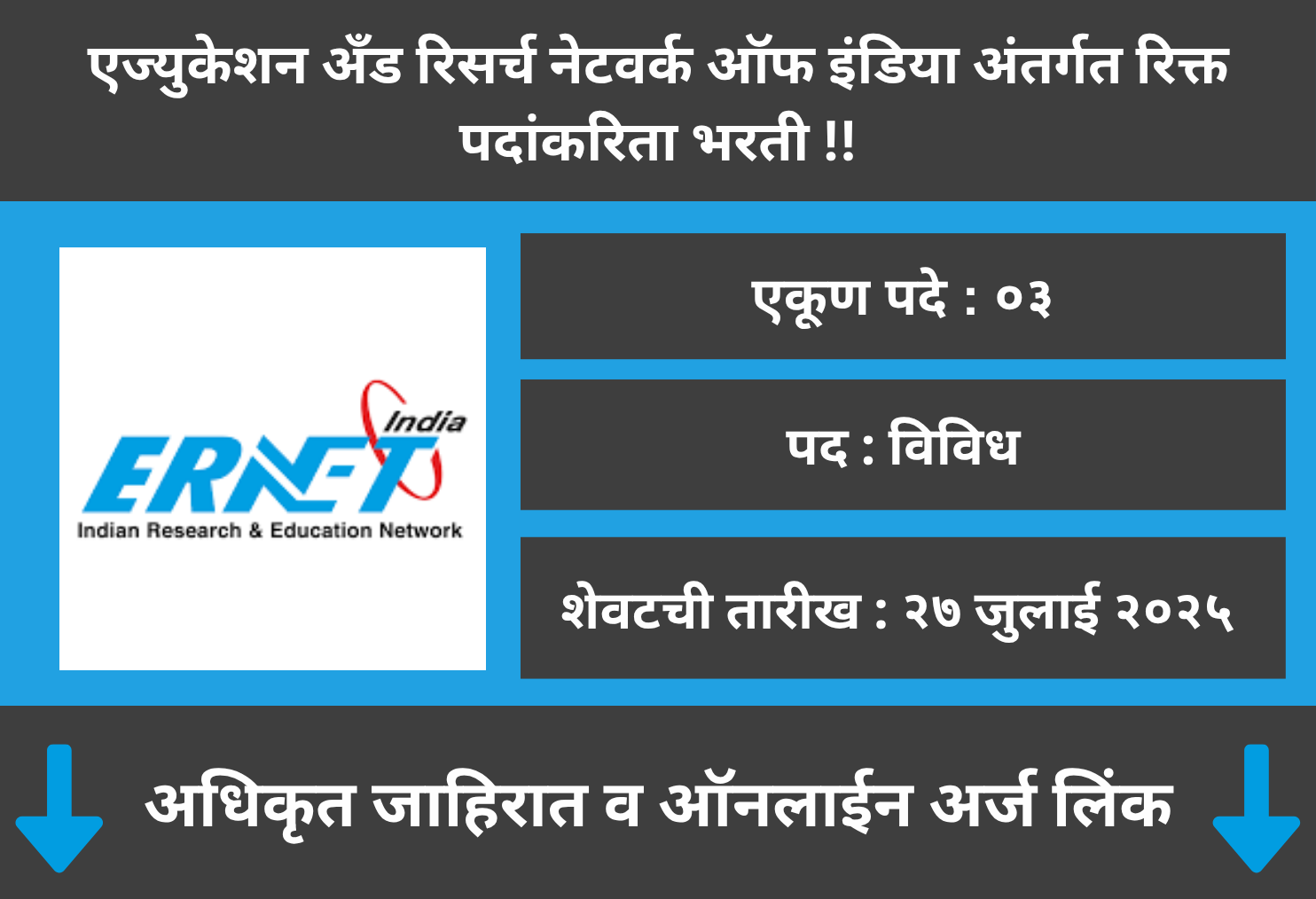 ERNET Recruitment 2025