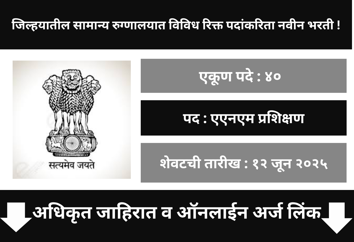 General Hospital Gadchiroli Recruitment 2025