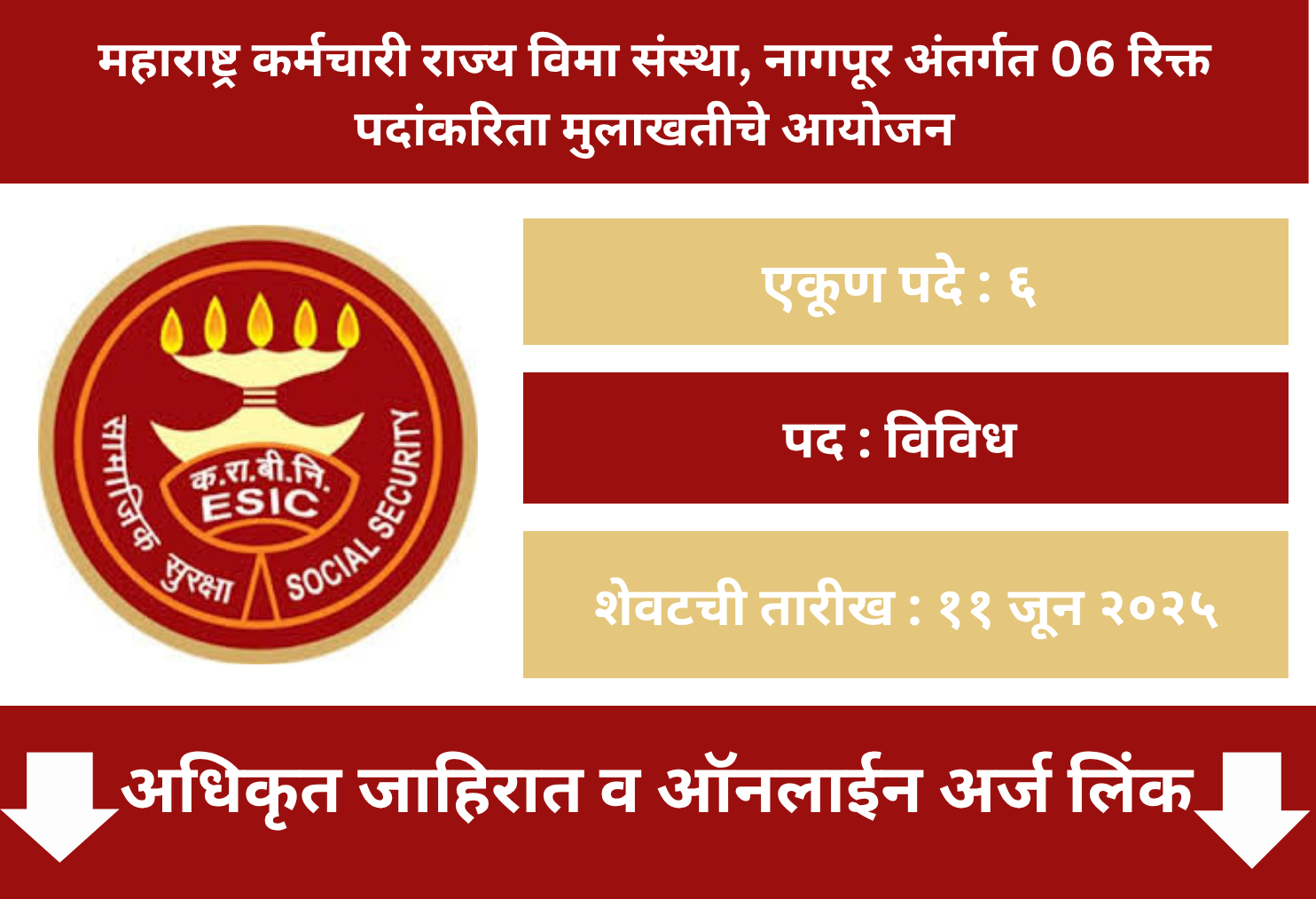 ESIS Nagpur Recruitment 2025