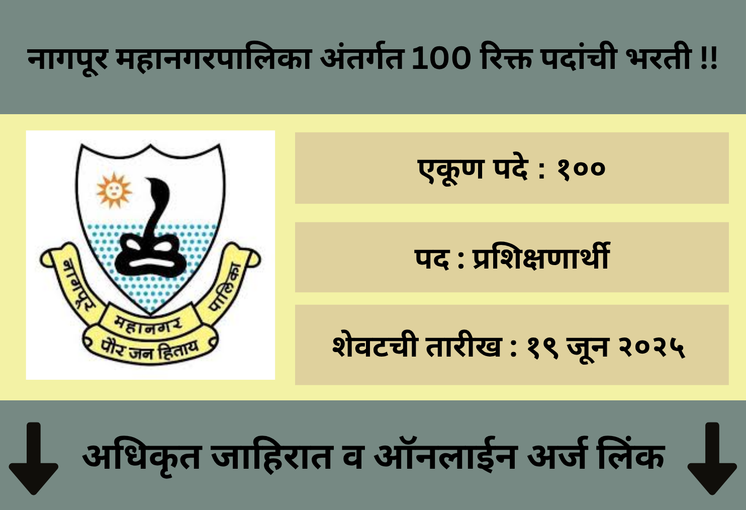 Nagpur Mahanagarpalika Online Application 2025