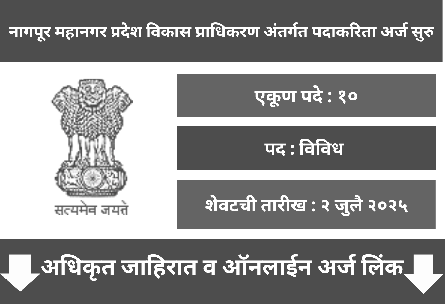 NMRDA Nagpur Bharti 2025