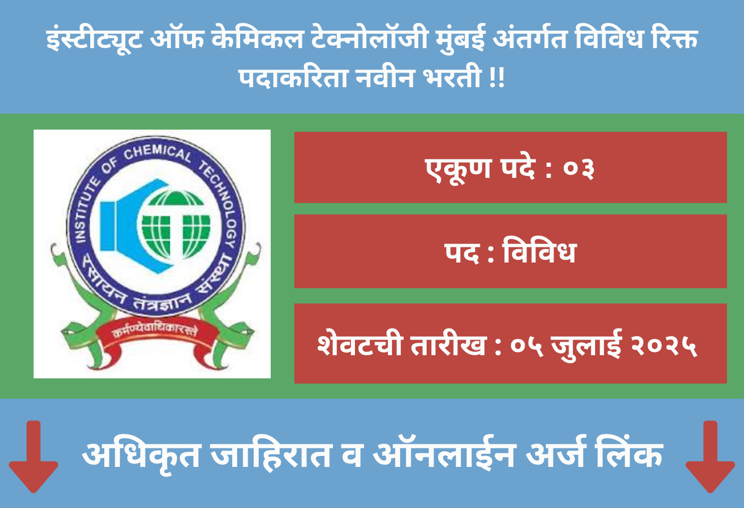 ICT Mumbai Application 2025