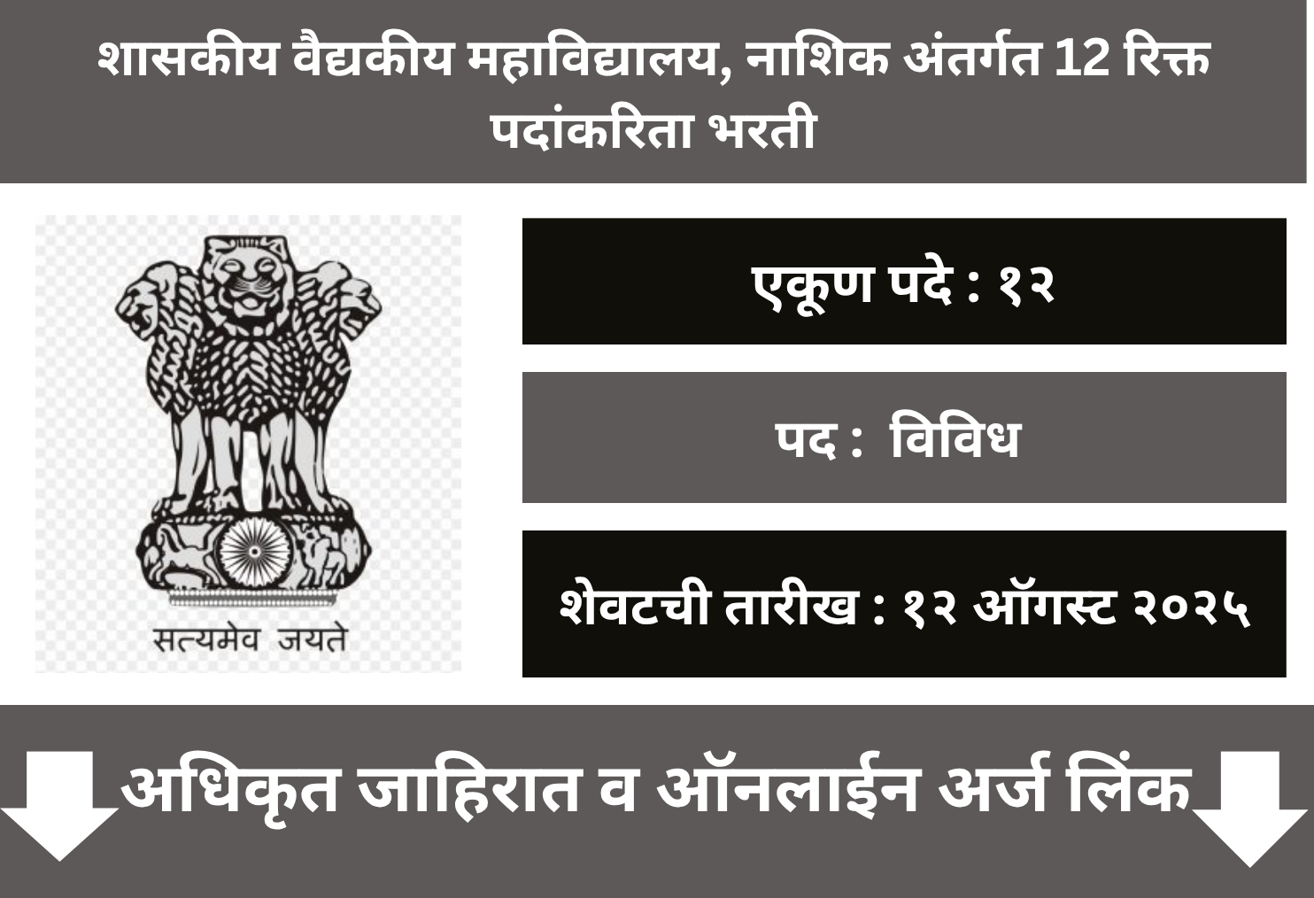 GMC Nashik Recruitment 2025