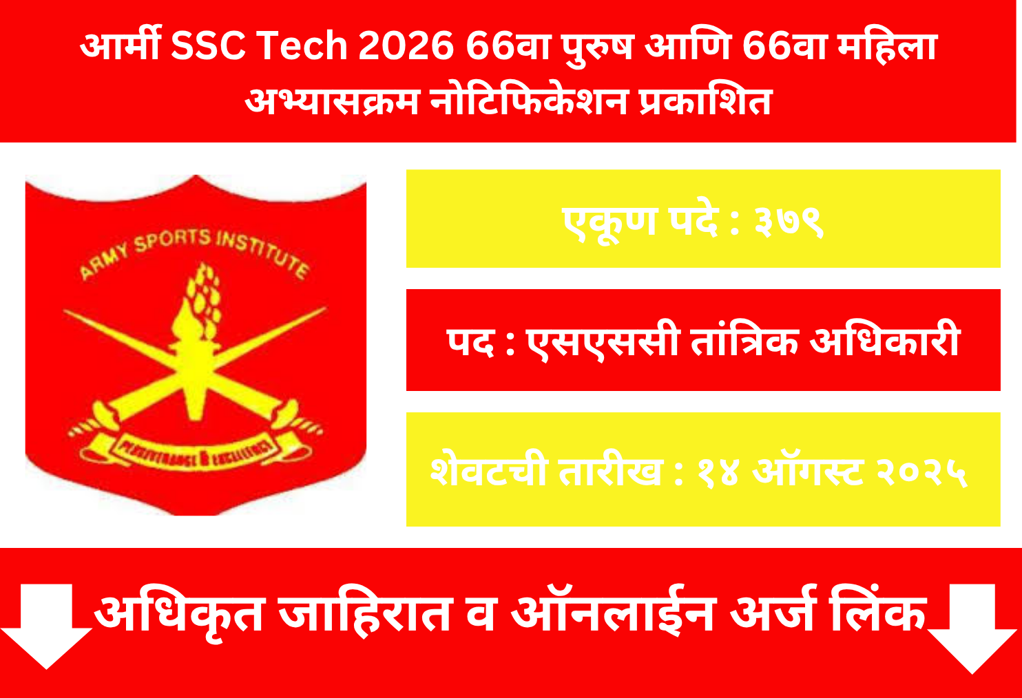 Indian Army SSC Tech Online Application 2025
