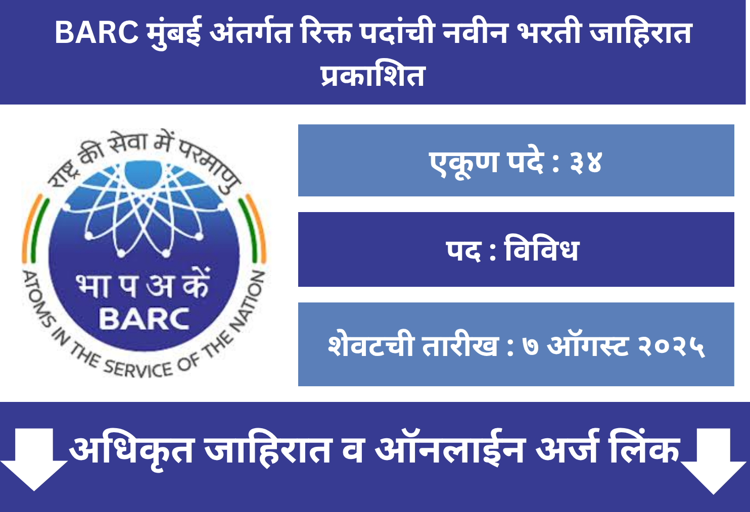 BARC Mumbai Offline Application 2025