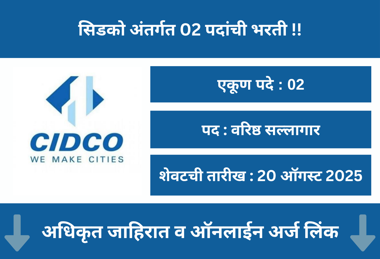 CIDCO Online Application 2025