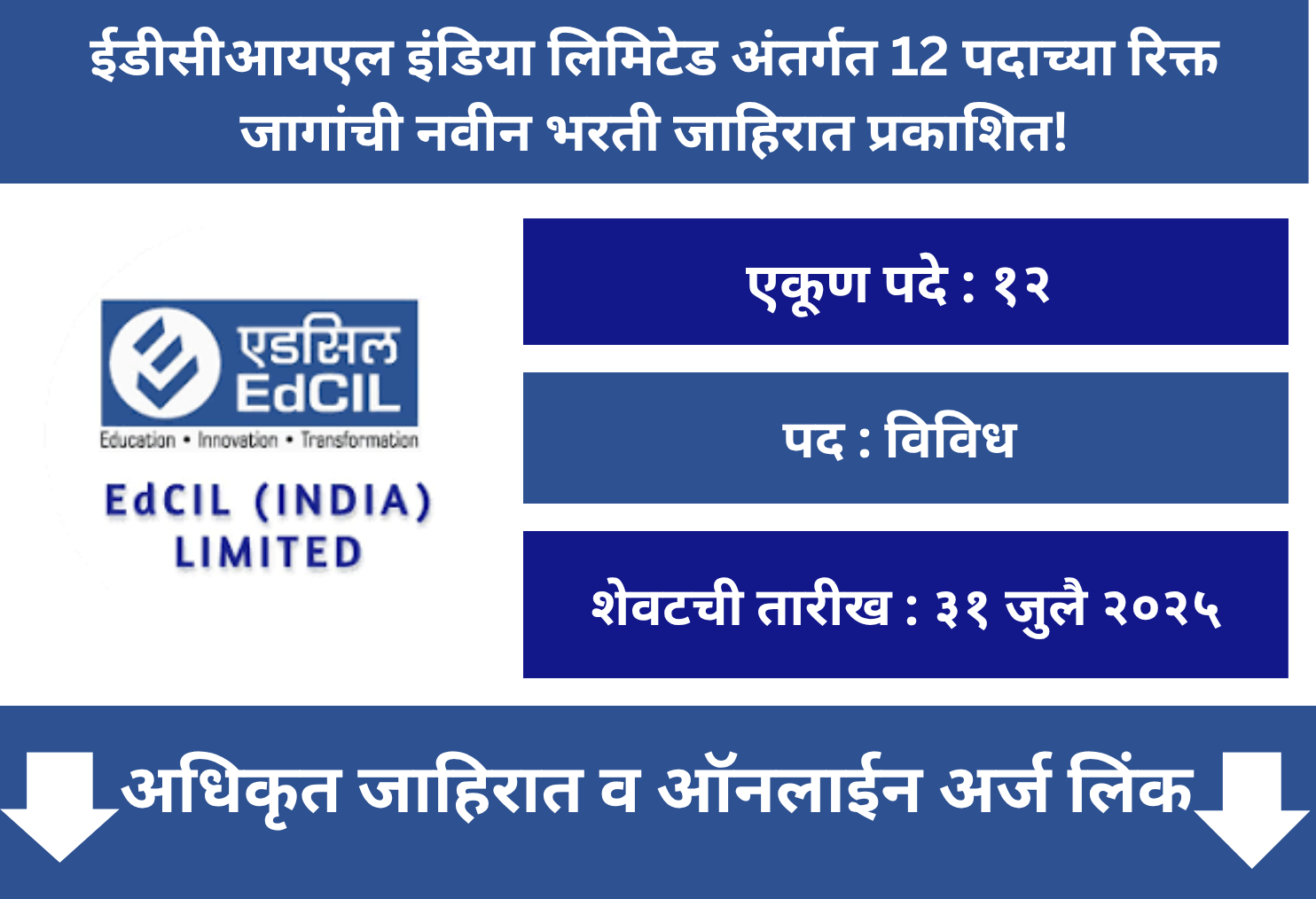 EdCIL Recruitment 2025