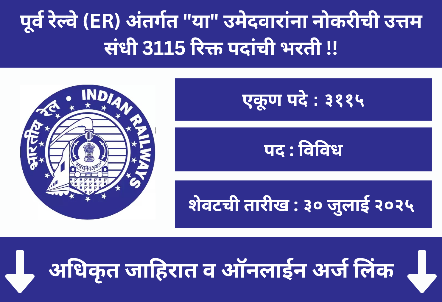 Eastern Railway Offline Application 2025