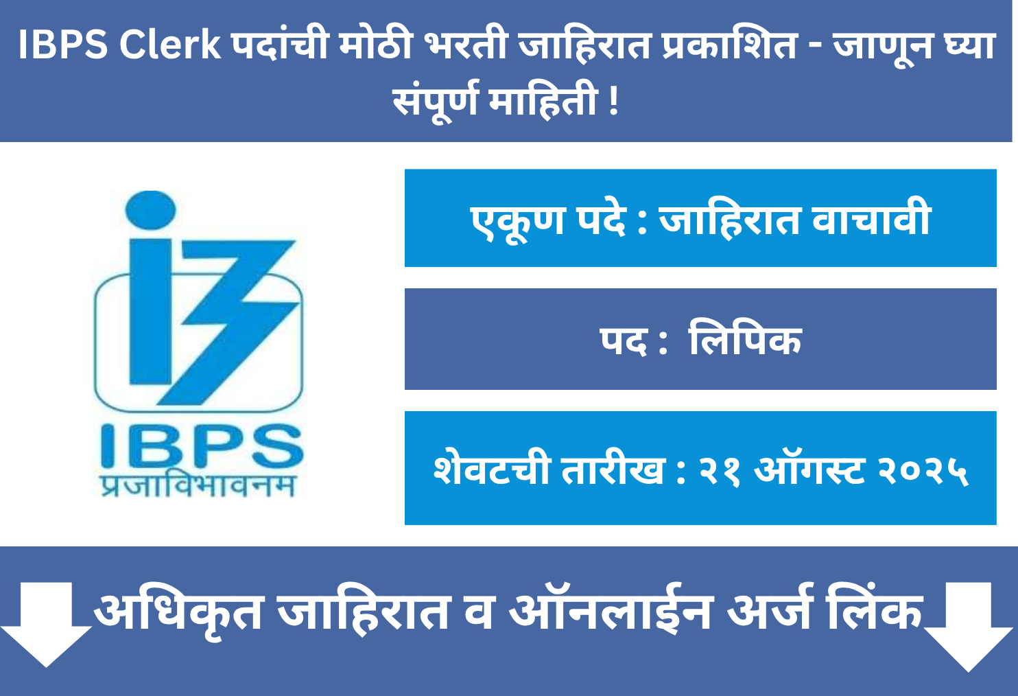 IBPS Clerk Bharti 2025