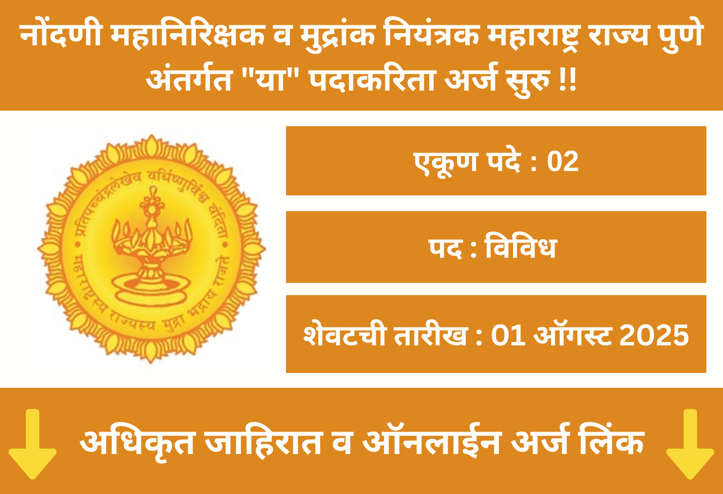 IGR Maharashtra Recruitment 2025 