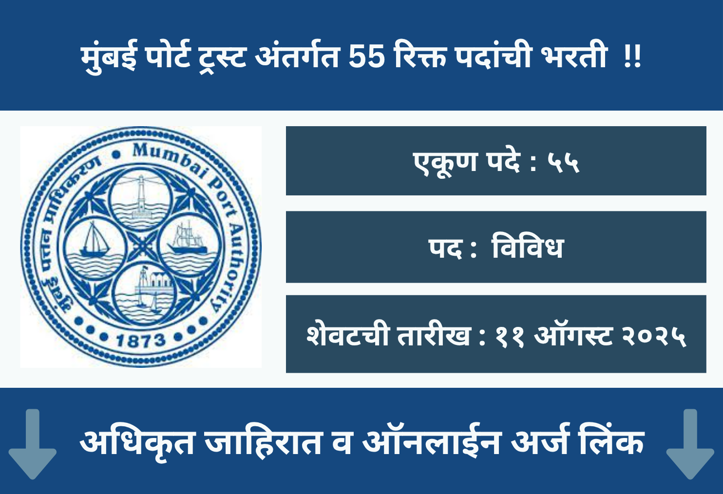 Mumbai Port Trust Recruitment 2025