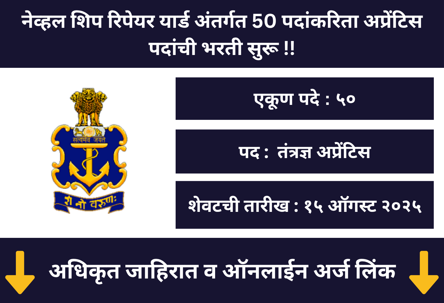 Naval Ship Repair Yard Online Application 2025