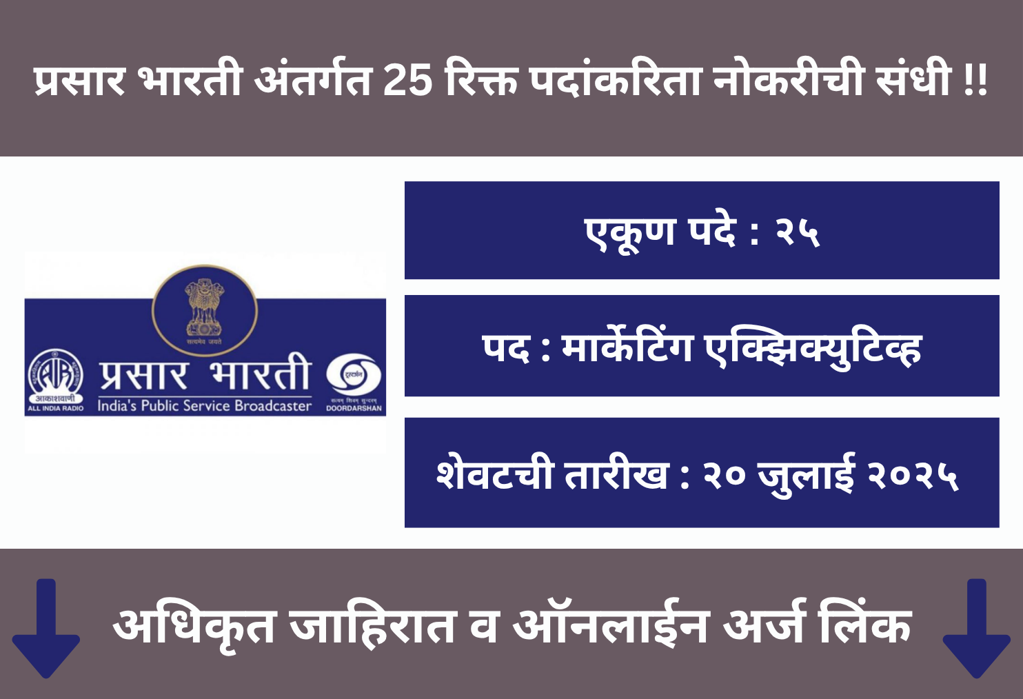 Prasar Bharati Offline Application 2025