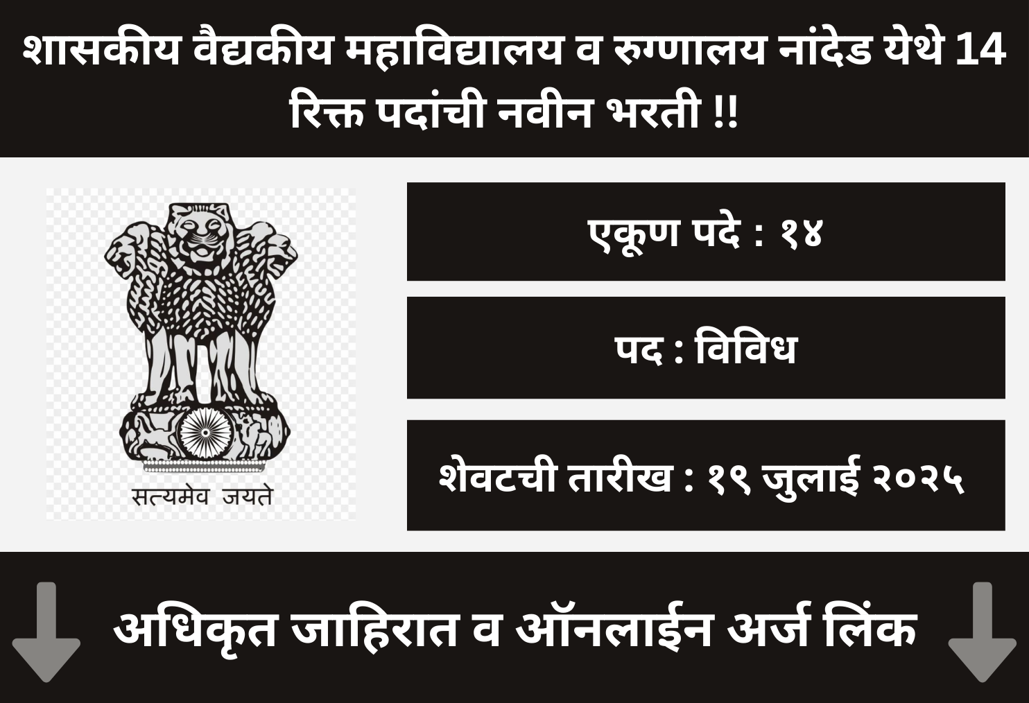GMC Nanded Recruitment 2025