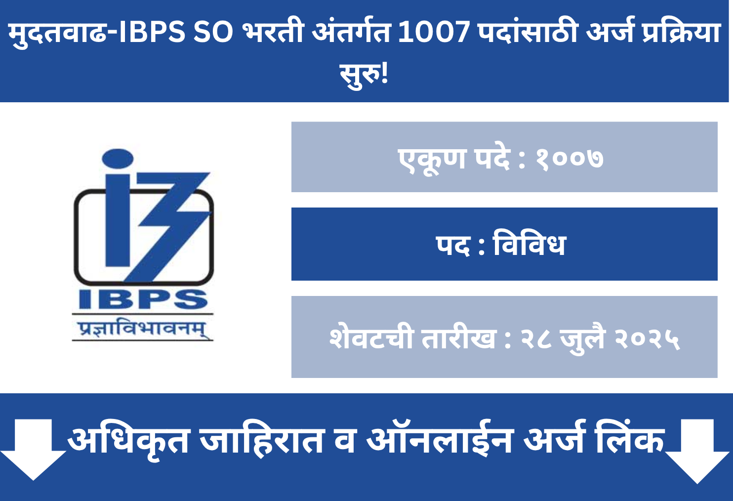 IBPS SO Online Application 2025