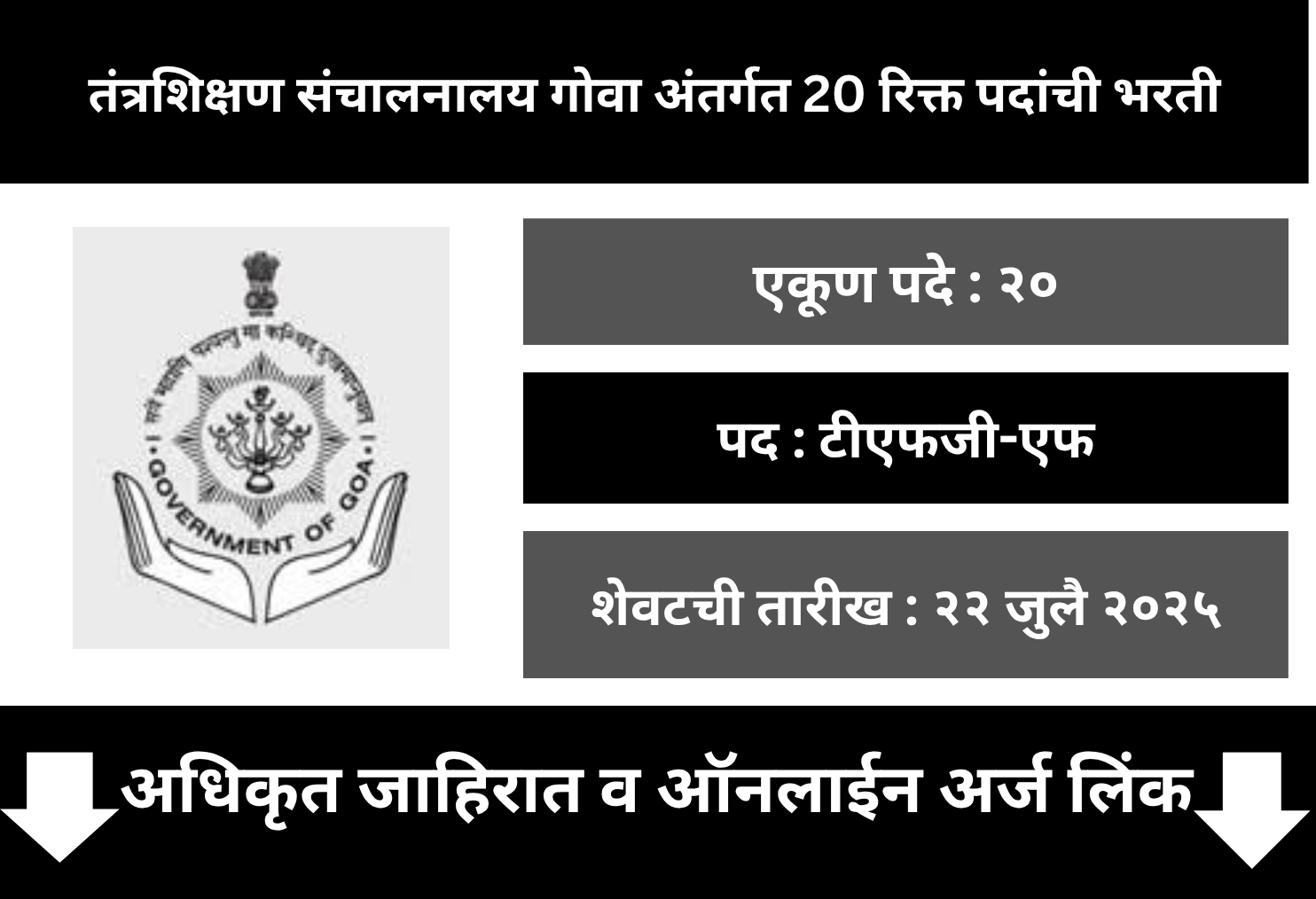DTE Goa Recruitment 2025