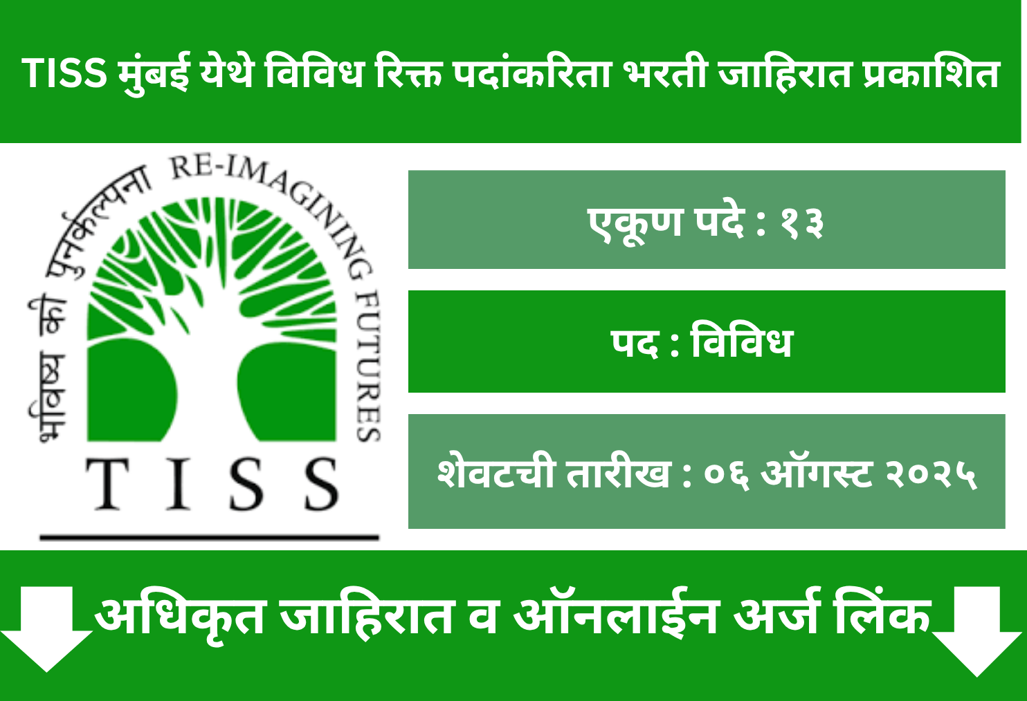 TISS Mumbai Recruitment 2025