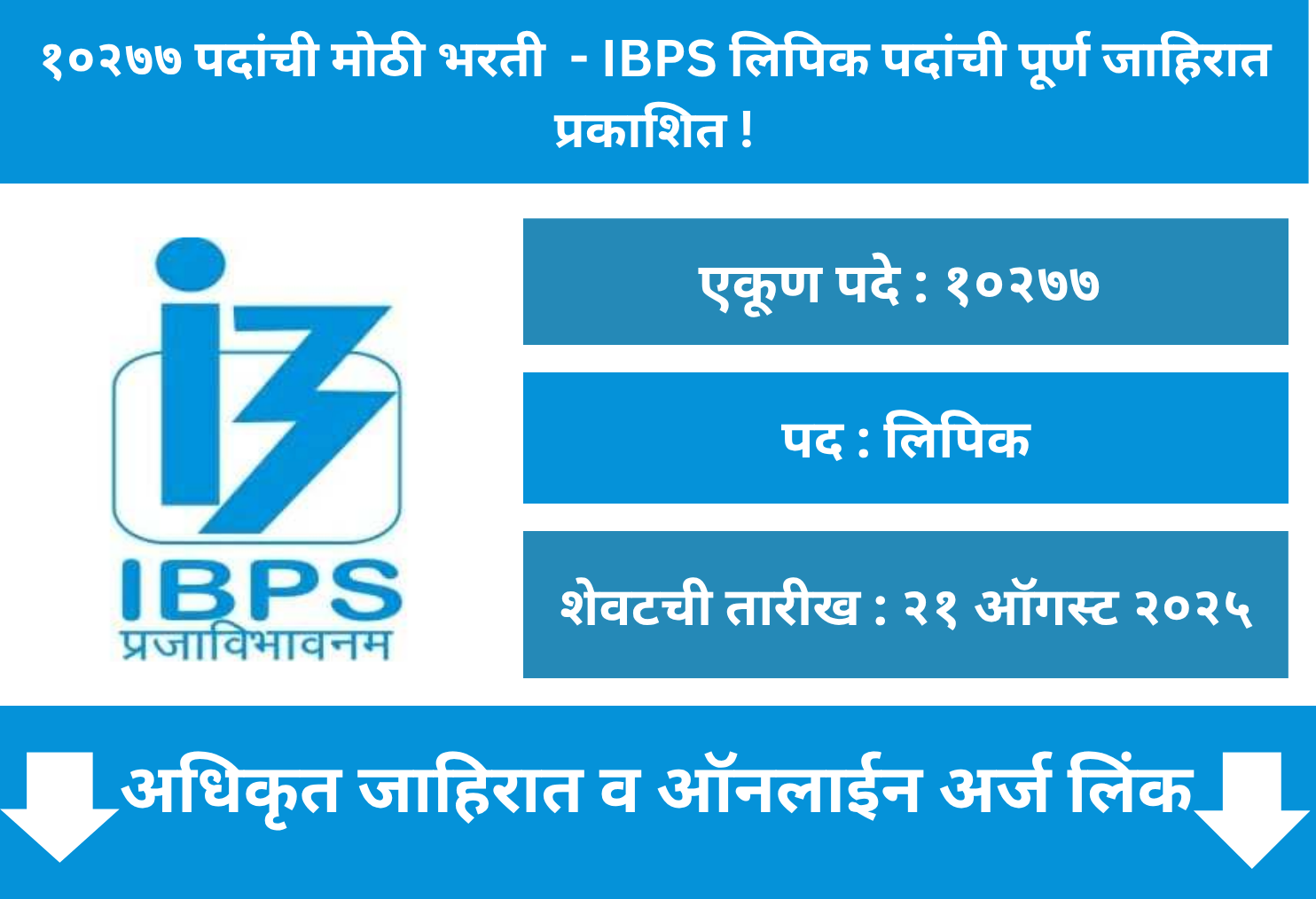 IBPS Clerk Recruitment 2025