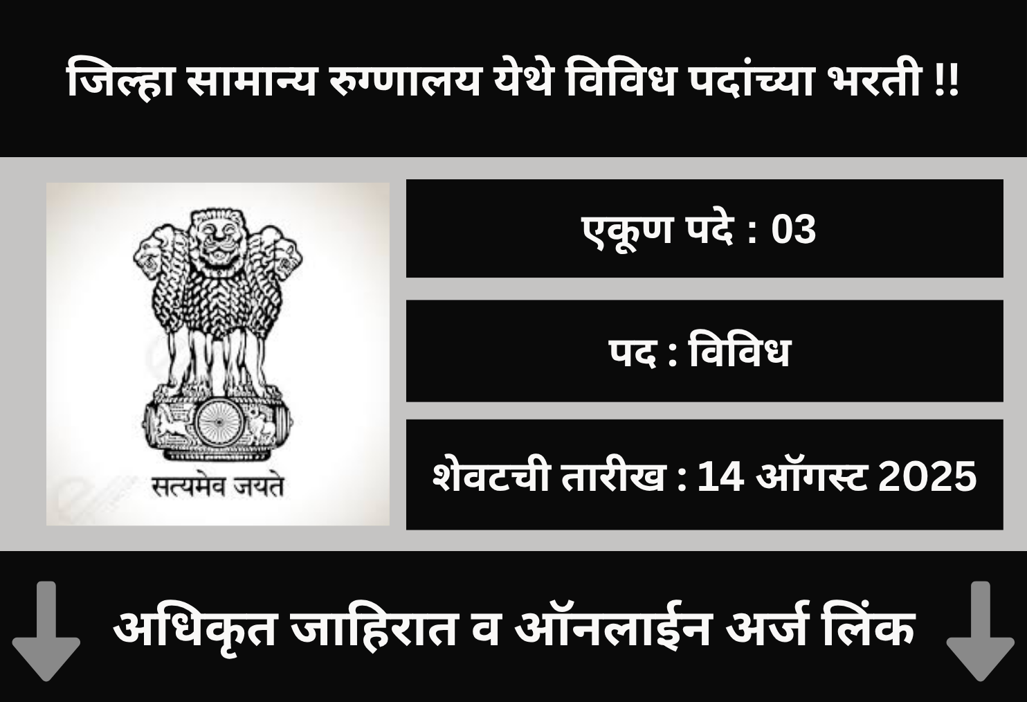 District Hospital Jalgaon Recruitment 2025
