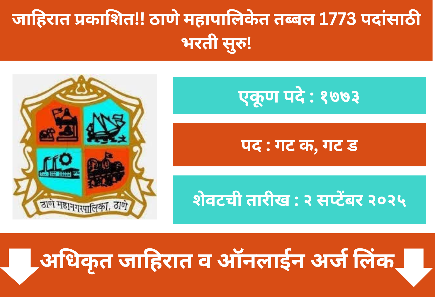 Thane Mahanagarpalika Recruitment 2025