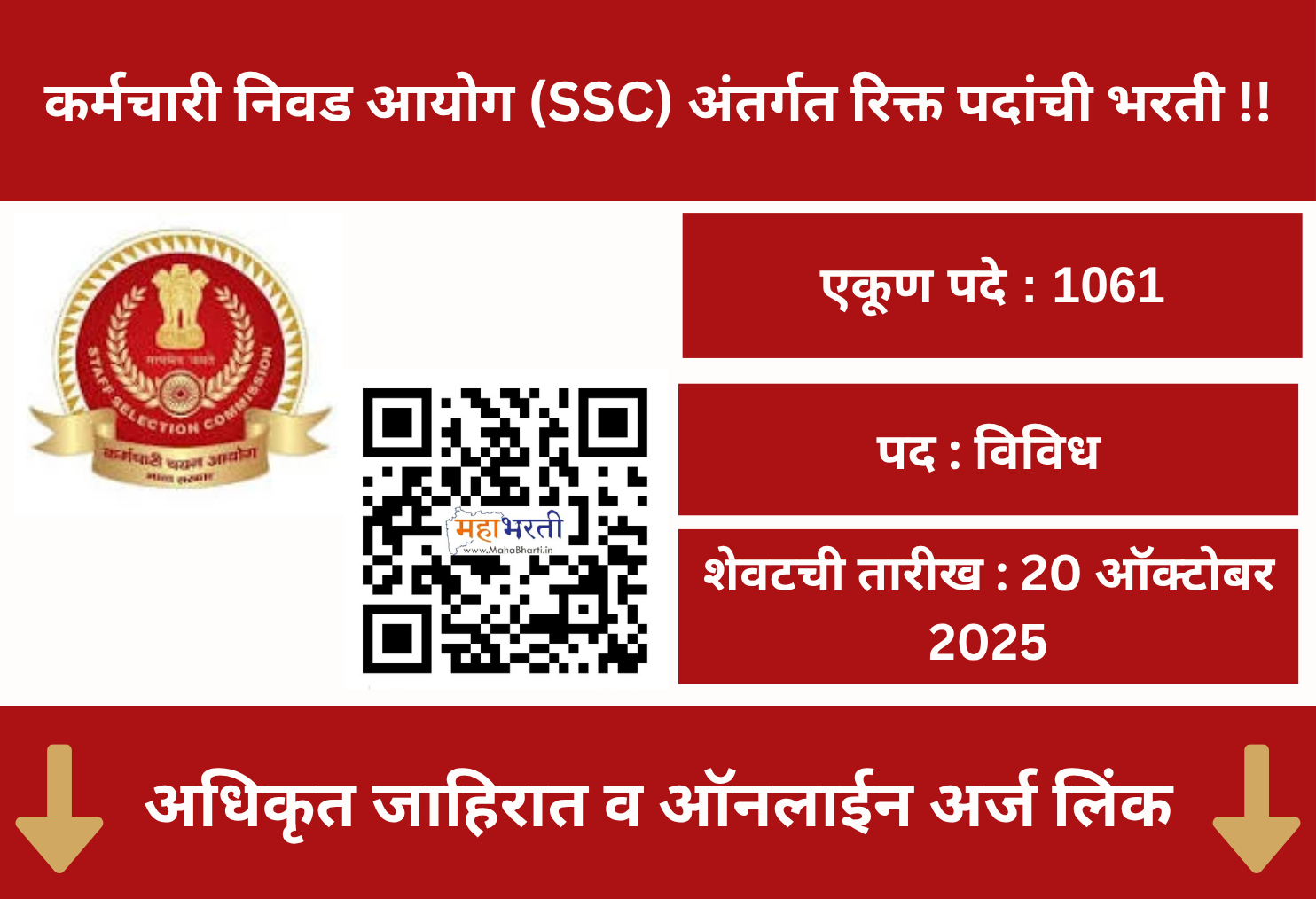 SSC Head Constable Recruitment 2025
