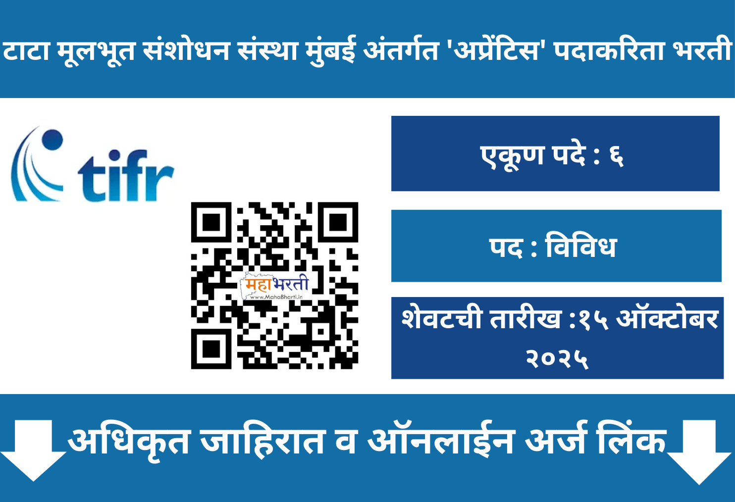 TIFR Mumbai Recruitment 2025