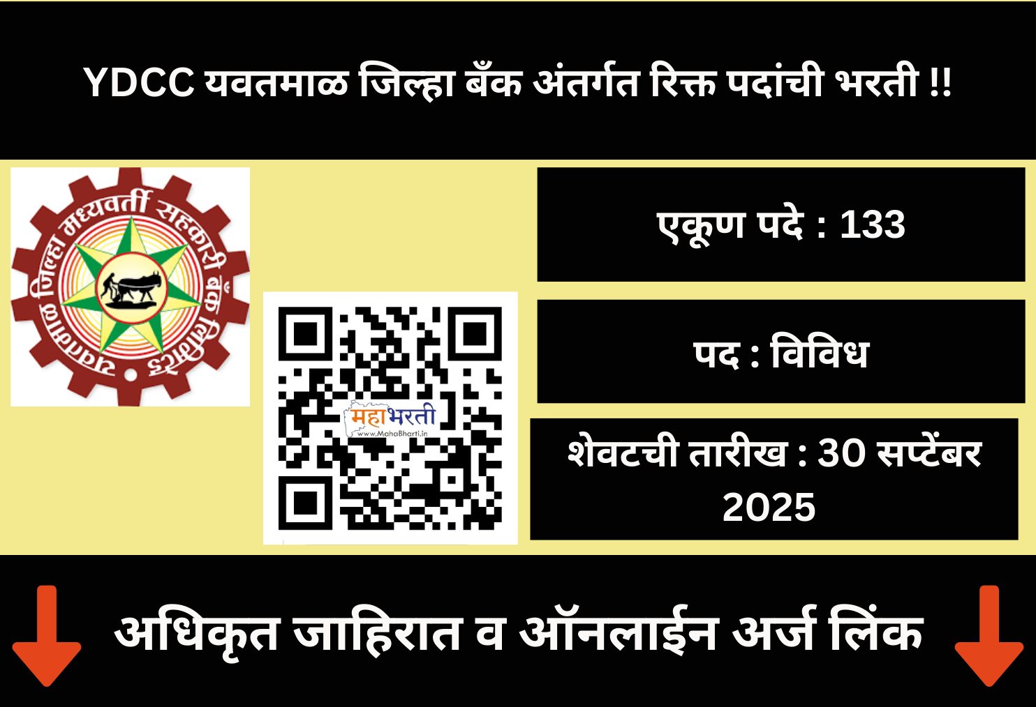 YDCC Bank Recruitment 2025