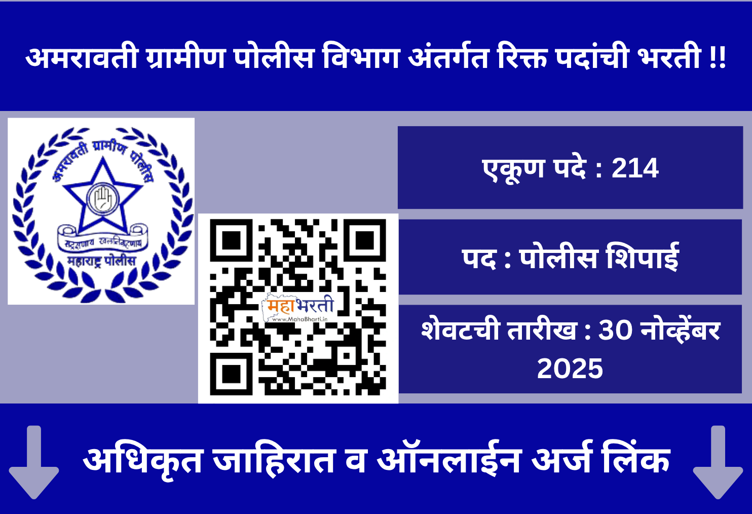 Amravati Gramin Police Bharti 2025