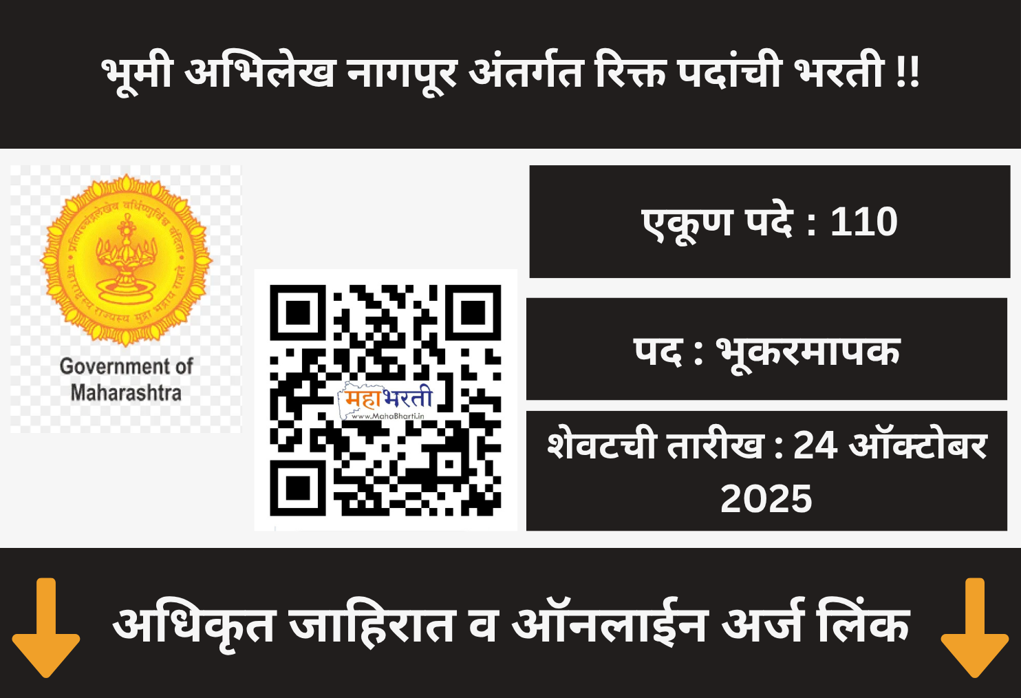 Bhumi Abhilekh Nagpur Bharti 2025