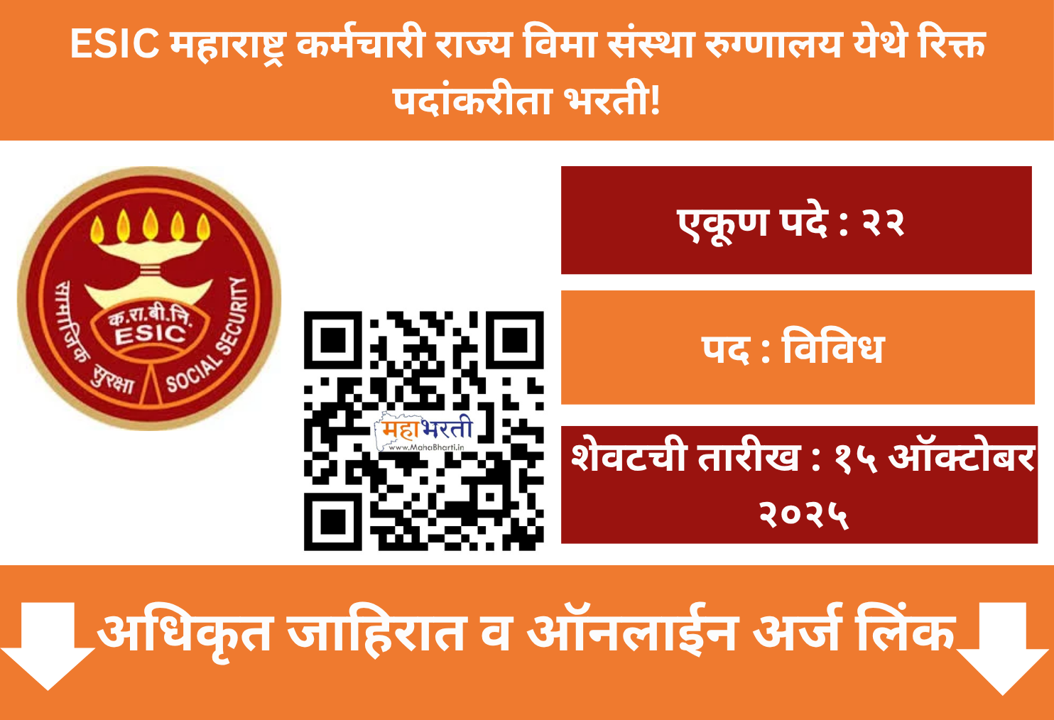 ESIS Kolhapur Recruitment 2025