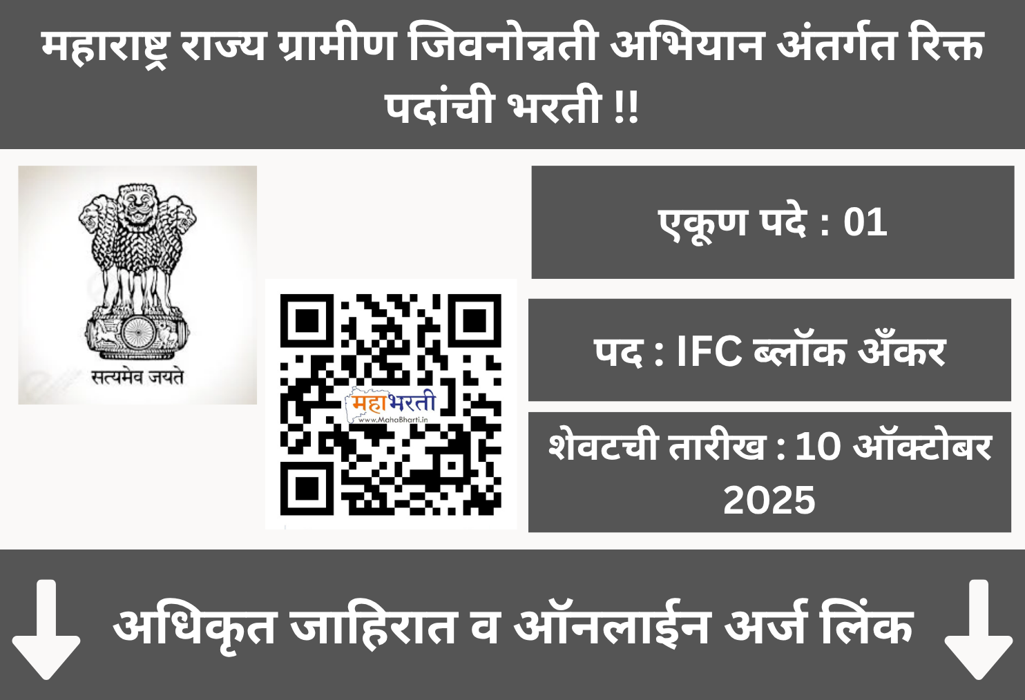 UMED MSRLM Gadchiroli Recruitment 2025