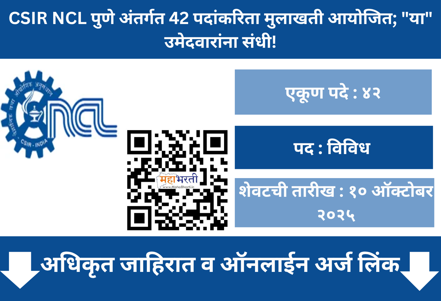 NCL Pune Recruitment 2025