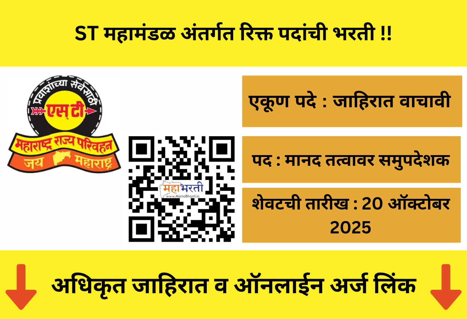 MSRTC Akola Recruitment 2025