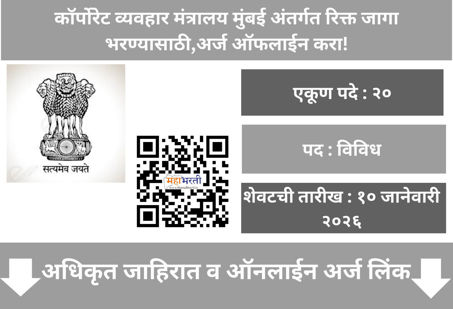 MCA Recruitment 2025