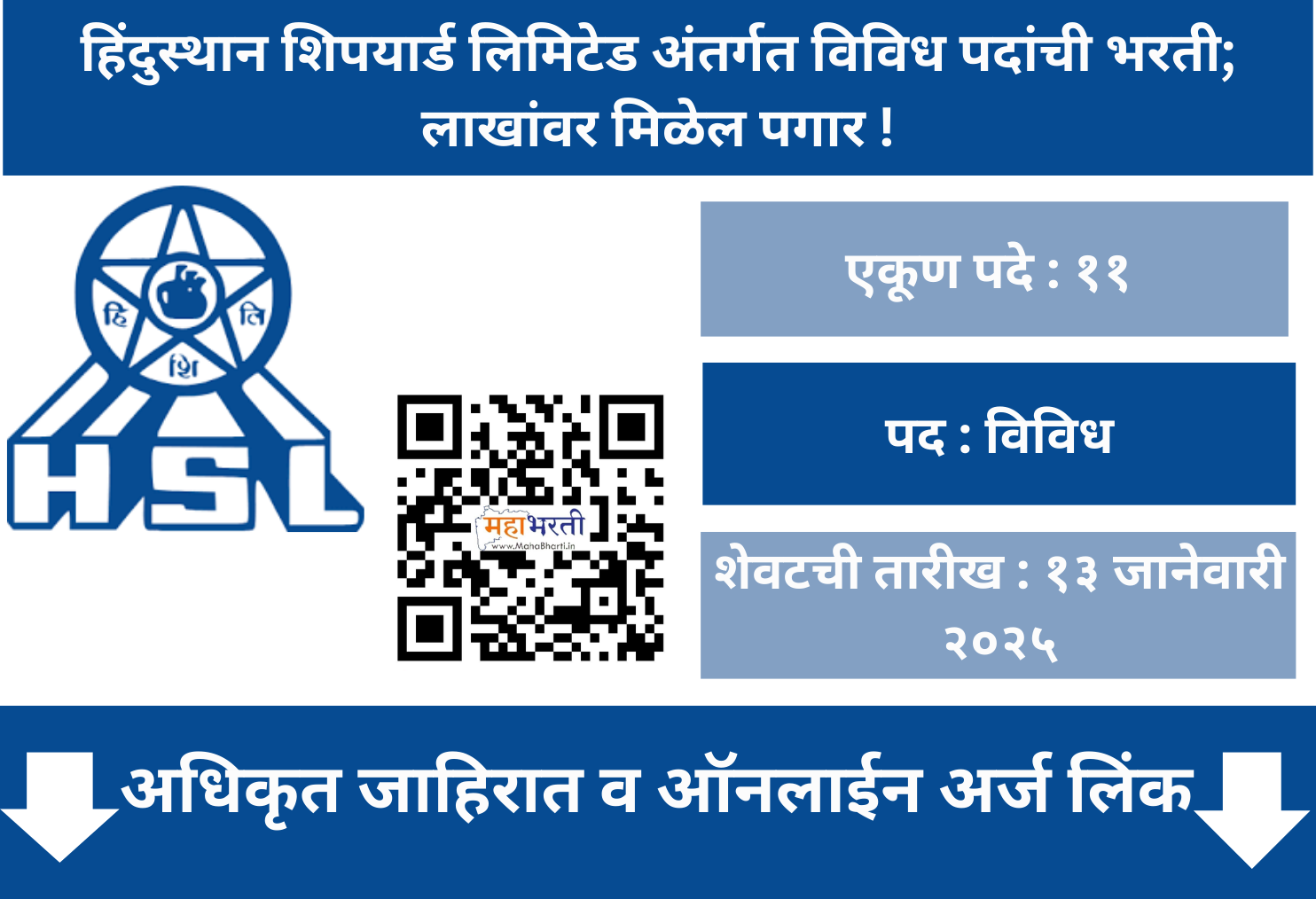 Hindustan Shipyard Ltd Bharti 2026