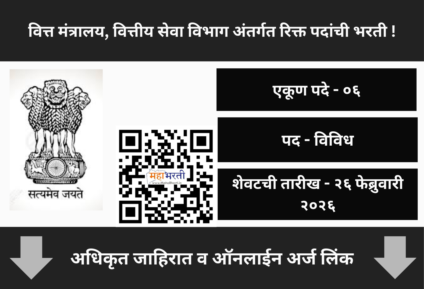 Finance Ministry Recruitment 2026