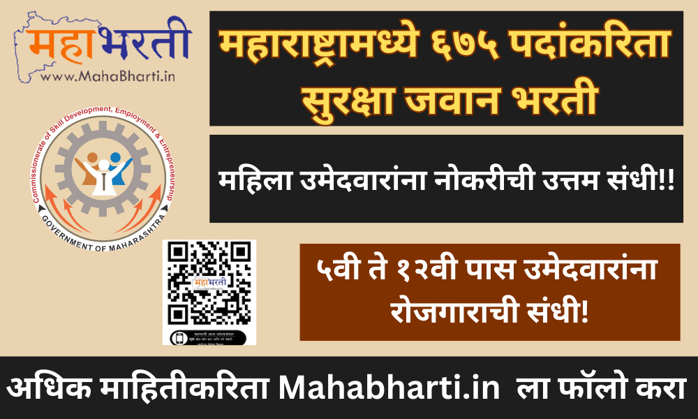 Maharastra Suraksha Javan Bharti 2026