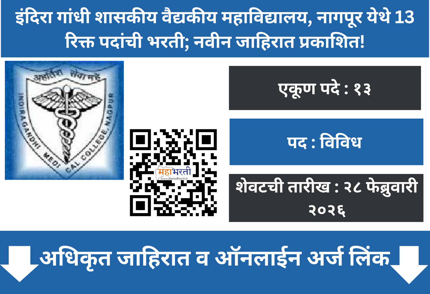 IGMC Nagpur Bharti 2026