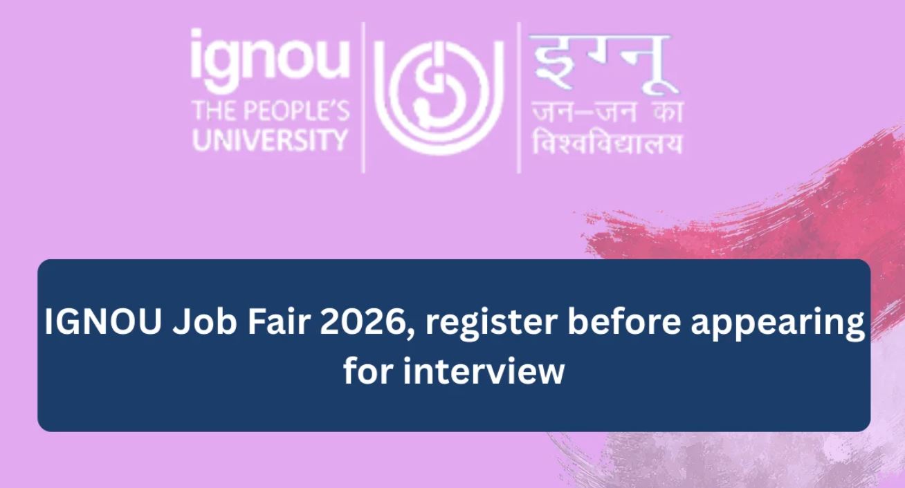 IGNOU Job fair 2026