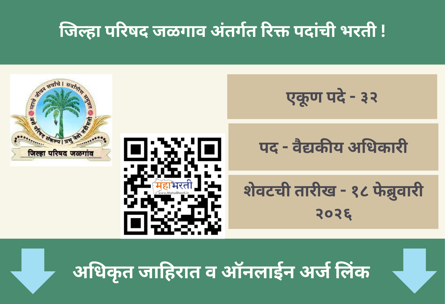 ZP Jalgaon Bharti 2026