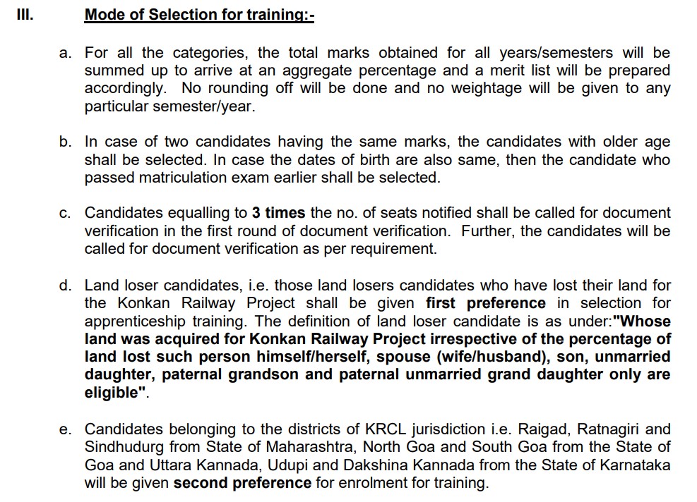 Konkan Railway Apprentices Job 2026