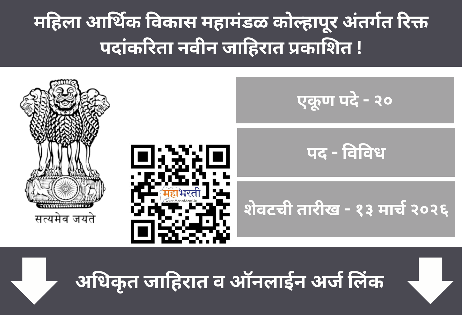 MAVIM Kolhapur Recruitment 2026