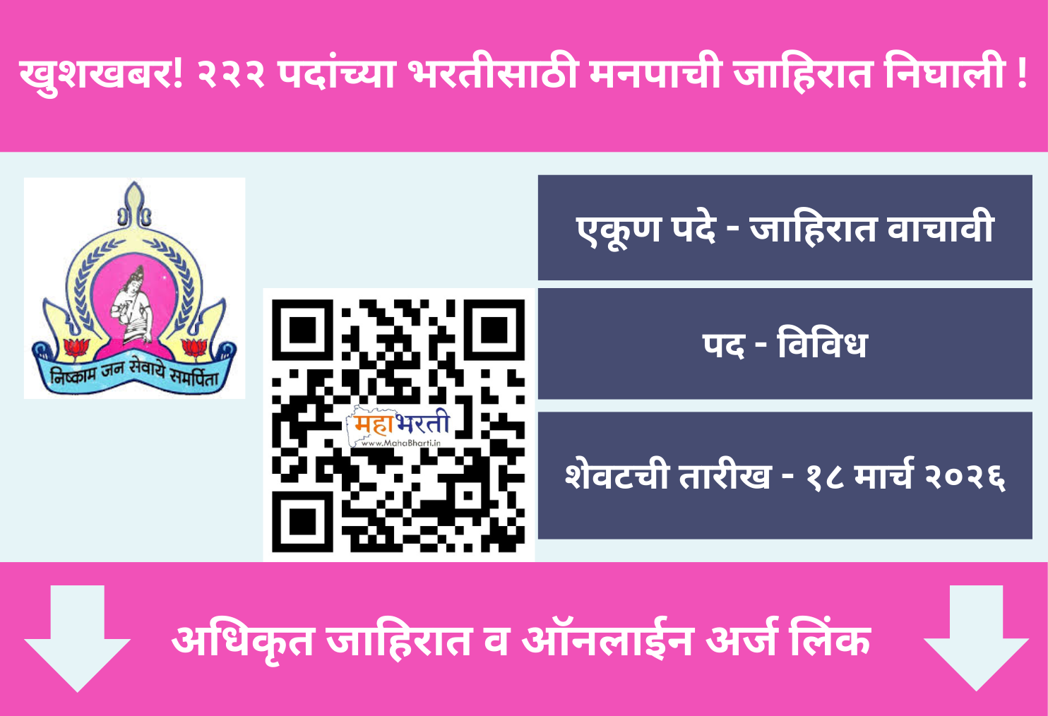 Sambhaji Nagar Mahanagarpalika bharti 2026