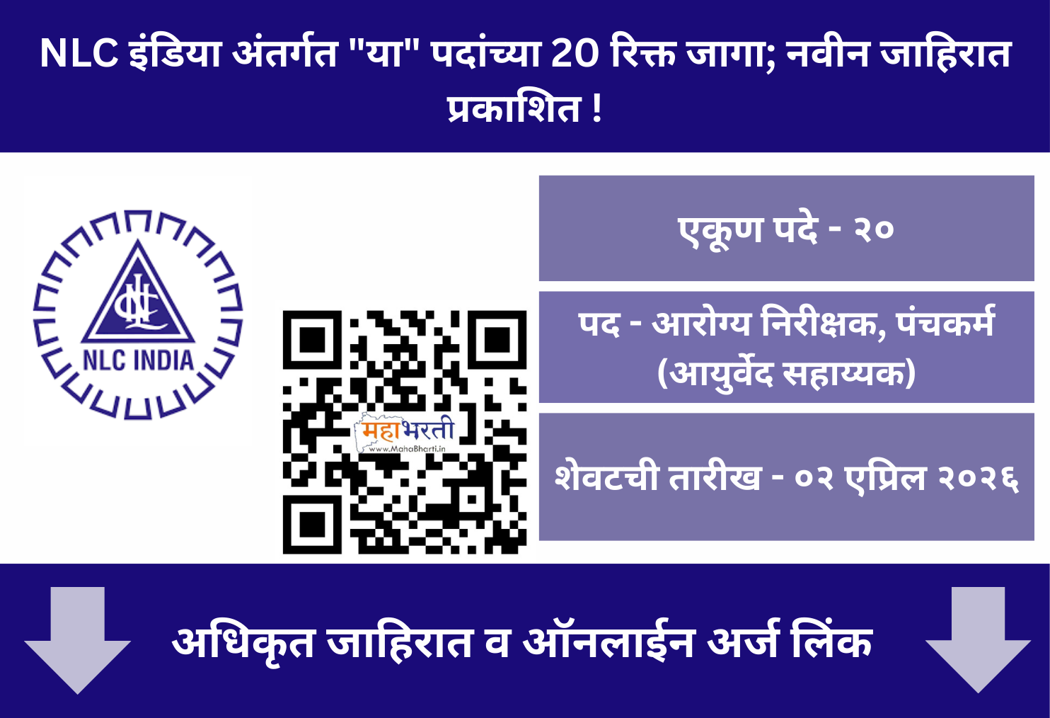 NLC India Limited Bharti 2026