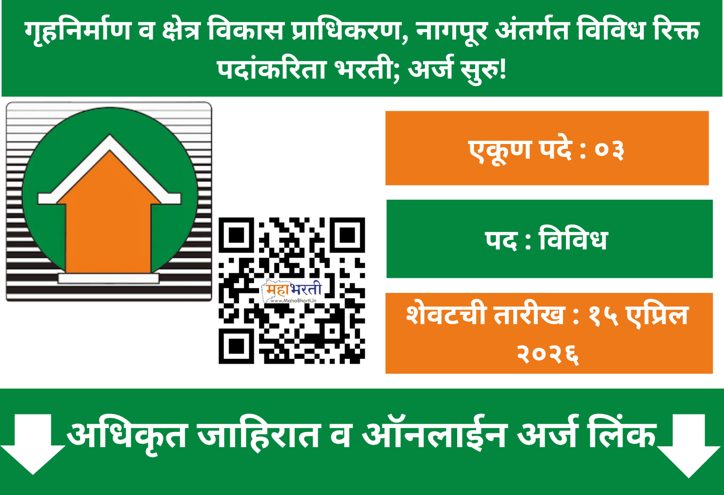 MHADA Nagpur Bharti 2026