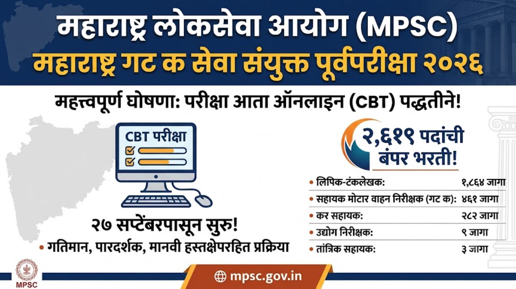 MPSC Group C Online Exam