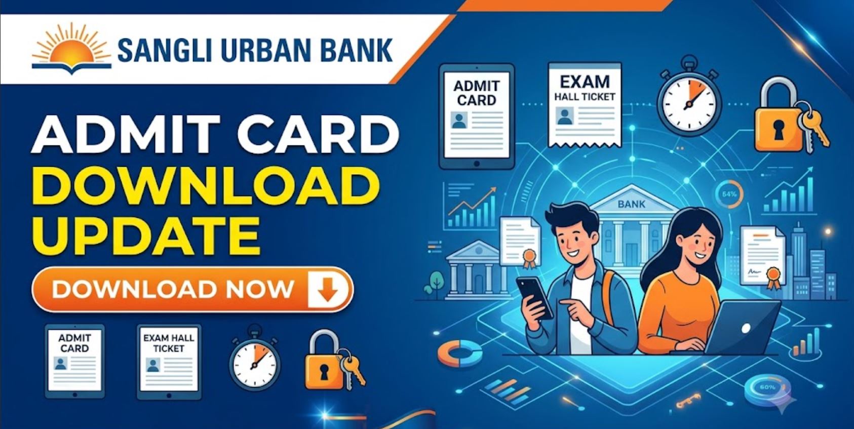 Sangli DCC Bank Admit Card, Hall ticket 2026