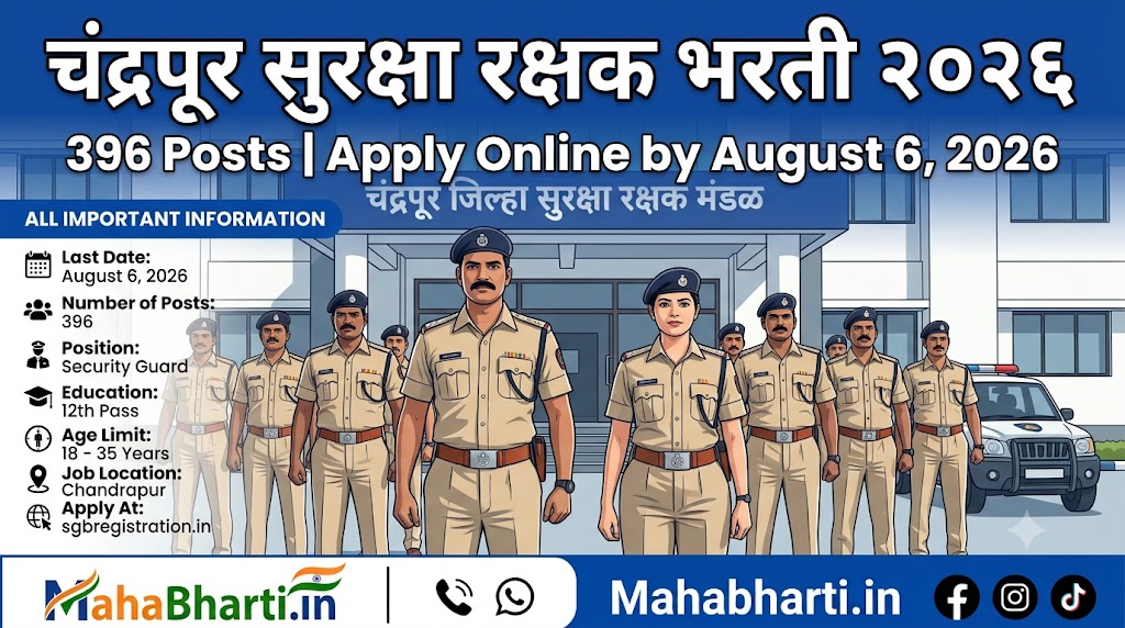 Chandrapur Jilha Suraksha Rakshak Bharti 2026
